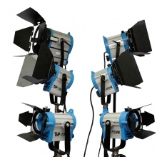 GENÉRICO Pack 6 focos fresnel iluminación tungsteno 3200*